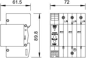 OBO 5096421 Spodní díl V20 a V25 V20-C U-3 AS