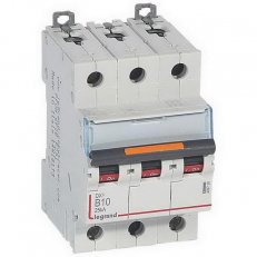 DX3 JISTIČ, 3 PÓLOVÝ, CHAR. B,10A 25KA LEGRAND 409728