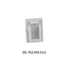 Koncovka bez otvoru pro DC, stříbrná barva, 1ks MCLED ML-762.049.43.0