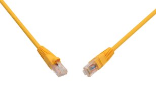 Patch kabel CAT5E UTP PVC 10m žlutý snag-proof SOLARIX 28341119
