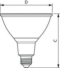 LED žár. E27 13-100W 827 1000lm stm.