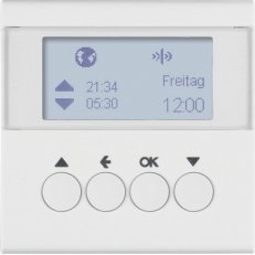 KNX RF žaluziový časový spínač, quicklink, S.1/B.x, bílá mat BERKER 85745188