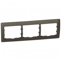 GALEA RÁMEČEK 3-NÁSOBNÝ HORIZONTÁLNÍ BRONZ LEGRAND 771203