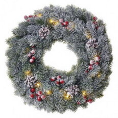 20LED XMAS WREATH DECO 2AA WW