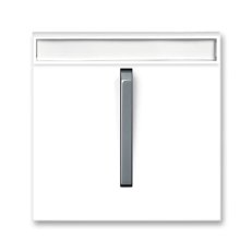 Kryt vypínače s páčkou s popis polem 3559M-A00610 44 bílá/ledová šedá Neo ABB