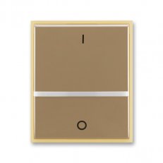 Kryt vypínače s průzorem řaz 2S 3558E-A00655 25 kávová/led. opálová Element ABB