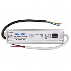 Napájecí zdroj 60W, DC12V/5A, IP67, hliníkové provedení MCLED ML-732.085.45.0