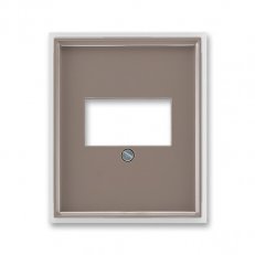 Kryt zásuvky komunikační přímé USBnab 5014E-A00040 26 lungo/mléčná bílá Time ABB