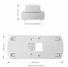 Domovní telefon Verona 17A systém 4+n 12V (ABS plast) CZECHPHONE 4004004350