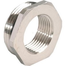 Závitová redukce šestihranná Pg9/M12 kov dél záv 6mm AGRO 3500.09.12