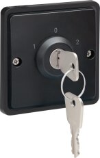 Hydro ČERNÉ - klíčový spínač 10 A (bez krabice) NIKO 761-38700