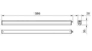 LED svítidlo Ledinaire PHILIPS BN021C LED10S/830 L600