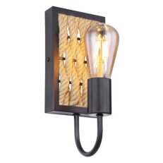 Nástěnné svítidlo HALIA černá 1xE27, max. 60W 230V GLOBO 15679W