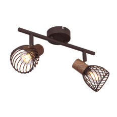 Nástěnné svítidlo ISABELLE imitace rzi 2xE14, 40W 230V GLOBO 54817-2