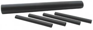 ZID4-M Smršťovací trubice čtyřžilová 4x2,5 až 4x6mm2 / 4 žíly v černé barvě