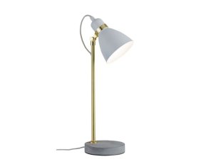 Stolní lampa Neordic Orm bílá/zlatá/beton 796.23 PAULMANN 79623