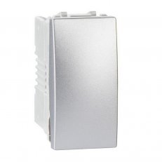 Unica Tlačítko ř.1/0 1 modul šroubové svorky Aluminium SCHNEIDER MGU3.106T.30