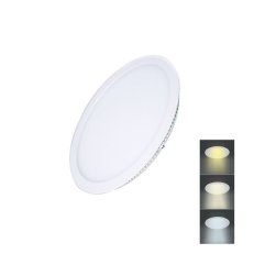 LED mini panel CCT podhledový 6W 450lm 3000K 4000K 6000K kulatý SOLIGHT WD146