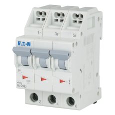 PLI-C16/3 Jistič PLI (bezšroubové svorky nahoře) char C 3-pólový 10kA 16A 101321