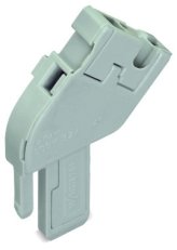 Počáteční modul pro 1vodičový konektor (zásuvku), úhlový, CAGE CLAMP, 4mm2, šedá