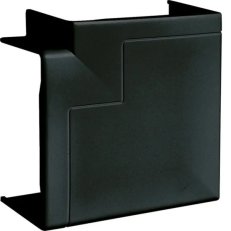 Plochý roh kanálu GBD 50x85, černá TEHALIT GBD5008559011