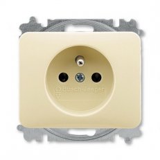 ABB 5519B-A0234722G Zásuvka 1násobná s ochraným kolíkem,bez clonek