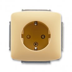 ABB 5518A-A3459 DxZásuvka 1násobná s ochrannými kontakty(podle DIN),s clonkami