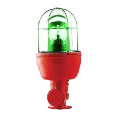 Maják rotační EX 080 RA H 24 V, AC, IP66, zelená, červená, halogen SIRENA 96054