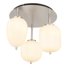 Stropní svítidlo BLACKY I matný nikl 3x E14 40W 230V GLOBO 15345-3DNO
