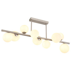 Stropní svítidlo RIHA nikl 9xG9 LED 3,5W 230V, 310lm, 3000K GLOBO 56140-9D