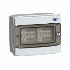 Fotovoltaický rozvaděč ASABOX pro 2 stringy, DC 1100V, IP65 FVE 51 6648.02