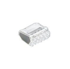 Transparentní bezšroubová svorka 5x1-2,5mm2 SEZ-CZ SEZ525T