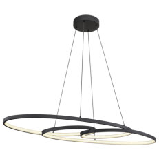 Závěsné svítidlo SPIRA černá 39W 2700-6500K GLOBO 67177-40