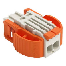 1vodičová pružinová svorkovnice, Páčka, Push-in CAGE CLAMP, Světle šedá