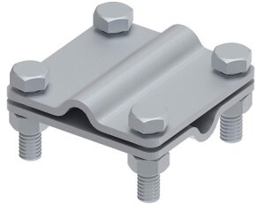 Křížová svorka L 65 na drát 8/10mm, materiál StZn GROMTOR 101212