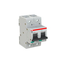 S802C-D40 jistič 2p char. D 40A s klecovou svorkou Icu 25kA ABB 2CCS882001R0401