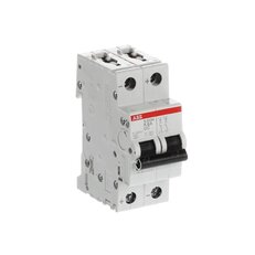 Jistič ABB S202M-K6UC, 2P, 6A, char. K, DC: 220/440V DC, AC: 253/440V