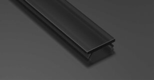Difuzor pro profil CV-PROFIL SLIM v2 PMMA BLACK 1M GREENLUX GXLP1246