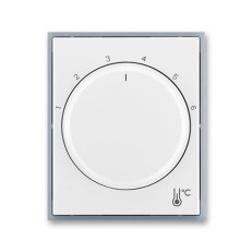 Kryt termostatu s otočným ovládáním, bílá/ledová šedá ABB 3292E-A00300 04