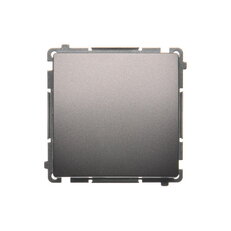 Spínač jednopólový, řazení 1, 16AX, 250V~, Inox BMW1A.01/21