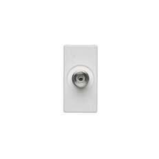 Kryt K45 TV konektor 45×22,5mm čistě bílá K102B/9