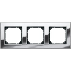 Rámeček M-Elegance 3násobný Chrom SCHNEIDER 475339