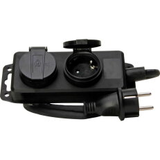 223002043 2-way multiple socket outlet w