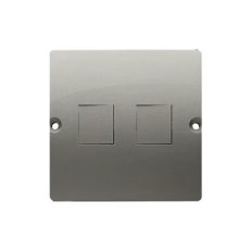 Kryt zásuvky komunikační (pro prvky Keystone), Satén KONTAKT SIMON BMGK1P/29