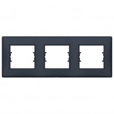 Sedna Rámeček IP44 trojnásobný, Graphite SCHNEIDER SDN5810770