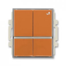 ABB Element,Ego-N 3271E-A48900 07 Snímač tlačítkový,dvojnásobný (Ego-n)