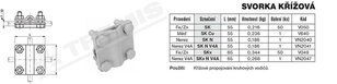 Svorka křížová SK (FeZn) TREMIS V050
