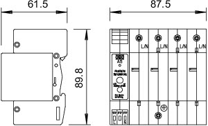OBO 5096448 Spodní díl V20 a V25 V20-C U-4 AS