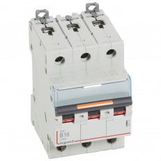 DX3 JISTIČ, 3 PÓLOVÝ, CHAR. B,16A 25KA LEGRAND 409729