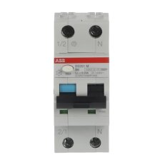 ABB DS201 M B6 F30 kombinace jistič/chránič 2P (1P+N) 6A 30mA B 10kA F